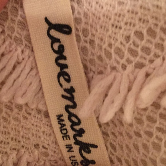 Cute Lovemarks Lace Mixed Media Tee - Picture 6 of 6